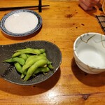 鳥酎 - 宴会コース（熱々枝豆）
