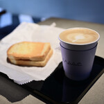 ファブリック - Morning Grilled ham & cheese@税込500円│Cafe Latte@＋税込100円