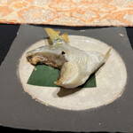 嵐山MITATE - お造りの代わりに妊婦には焼き魚。ふっくらでおいしかった~