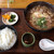 竹林亭 - 料理写真:すき焼きうどん、白ご飯セット