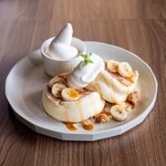 キャラメルバナナパンケーキ