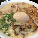 もつ煮 王里 - 豚もつラーメン　750円