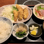 魚三四味家 - カキフライ定食
