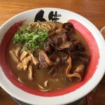 徳島ラーメン人生 - 徳島ラーメン肉増し（950円）