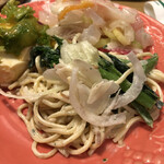 ブロンコビリー - 【季節限定】菜の花と大根のアンチョビクリームパスタ