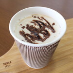 カカシカフェ - ローストアーモンドモカ（ホット）　350円