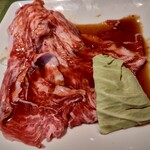 焼肉 徳寿 - 和牛炙りカルビ