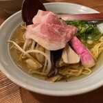 くるみ - 中華そば（並）野菜増し750円