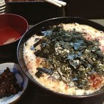 まぐろ料理紀文 - やまかけ鉄火丼…いただきまーす！(^O^)／