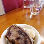 ハッコウ ルパン - デザートのシュトーレンとみりんのジェラート