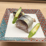 弁慶 - 鯖の棒寿司と炙り