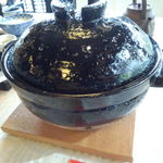 下鴨茶寮 - 御飯を炊いた土鍋