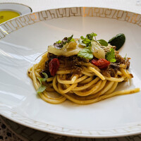 SALONE TOKYO - 浅草開化楼（カラヒグ麺）