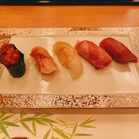 うなぎ 蟹 青海 北新地 - 寿司盛り合わせ