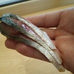 小判寿司 - 〆鯖。リフト(^-^)/