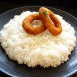 一文字カリー店 - シーフードルーカリーのライスのアップ