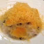 サンフォコン - 黒トリュフとミモレットのリゾット　これ絶品！