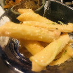 魚酔庭 - 明太子風味のマカロニ？