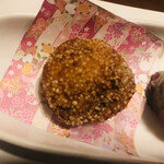 魚酔庭 - 海老しんじょ　これも次男が衝撃をうけるくらいの美味しさ！