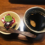 魚酔庭 - デザートとコーヒー