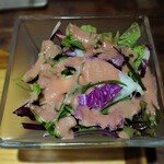 自然派中華 クイジン - 麻婆豆腐のスープ麺　サラダ 赤カブドレッシング 