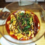 自然派中華 クイジン - 牡蠣と白子入り麻婆豆腐のスープ麺