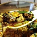 自然派中華 クイジン - 牡蠣と白子入り麻婆豆腐のスープ麺　牡蠣リフト