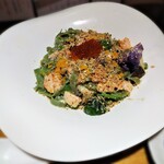 自然派中華 クイジン - サーモンとオータムポエム､淡路レモンの中華風クリーム和えそば