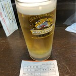 なかを酒店 - 生ビール