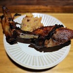 自然派中華 クイジン - 麻婆豆腐のスープ麺　副菜 中華風クリスマスチキン､菊芋のポテトサラダ添え 