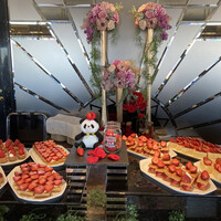 フレンチ ベイ・ビュー - 2022年ストロベリービュッフェ台、ビュッフェ台はあるけれど、席からのオーダービュッフェです。