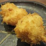 大阪串かつ　テンテコマイ - 【100円串】「豚玉」：ざく切り玉ねぎと豚肉の相性の良さは
      言わずもがなですね！
      