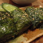 万両 - 胡麻の葉おにぎり