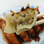 餃子の王将 - 餃子　断面