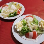 Le Danube Bleu - 単品のアスパラサラダ€5/Aセットのウフマヨネーズ