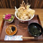 米と天ぷら 悠々 - 冬のご馳走天ぷら丼ぶり