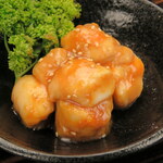 Round intestine by “Osaka Charcoal Yakiniku (Grilled meat) Yakiniku Koraiya”