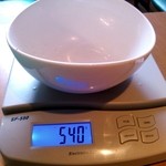 ル・タン・タンドル - ライス大盛り完食後の空の丼を：計量してます図 by ももち（許してにゃん）