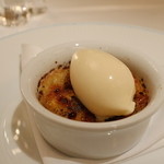 Shin Harada - 焼き栗のココット ジェラート乗せ