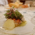 Shin Harada - 焼きタラバ蟹のサラダ アロマフレスカ風