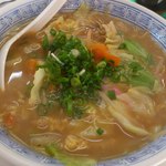 のざわ食堂 - チャンポン麺４８０円は具だくさんでボリュームがあります！