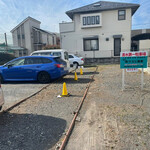 Teuchi Udon Kogera - 駐車場（黄色コーンの3台）
