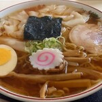 ラーメン中村家 - くせ中ワンタン麺(大)780円