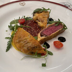 リストランテ ラ チャウ - 美しさとボリュームあるメイン。