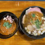 天国麺飯 - 「天国醤油ラーメン」900円＆「ミニカレーライス」300円