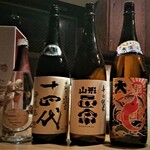 慈久庵 - 大晦日。内輪の忘年会で、これだけ飲みました！これをご覧いただいた方に幸あれ！