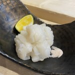 Sushimasa - 水蛸は酢橘とお塩で