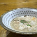 Momoto se - ◆キヌアとお野菜のスープ・・コンソメ風のスープの味わいがよく、キヌアの食感も面白い美味しいスープ。