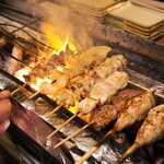 Nama Tsukune Genya - 炭火焼鳥！当店自慢の霧島鶏を使った焼き鳥はどれも絶品！一押しは自慢の生つくね、霧島鶏のハツ！是非一度ご賞味ください！