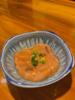 Nama Tsukune Genya - 塩辛！フライドポテトと一緒に食べるのもおススメです！